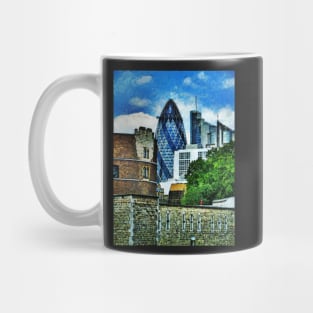 The London Gherkin Mug